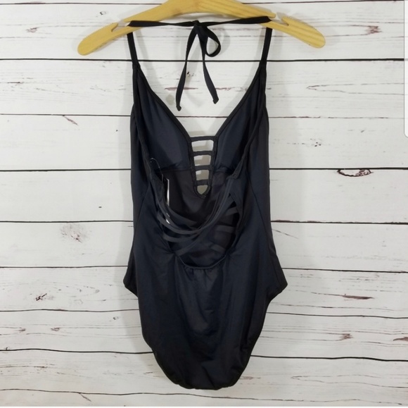 La Blanca Swim La Blanca Caged Strap One Piece Swimsuit Black Poshmark